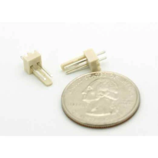 2 Pin 0.1" Polarized Locking Male Header - 2 Pack - Image 2