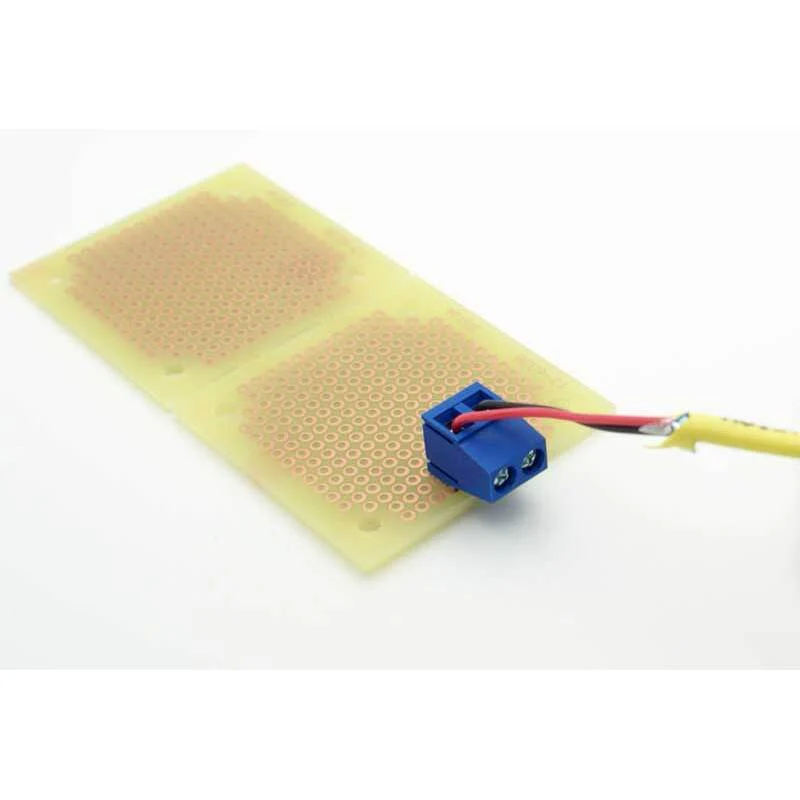 PC Board Mount Screw Terminal Block 90° - 2 Position (14-22AWG) - Image 4