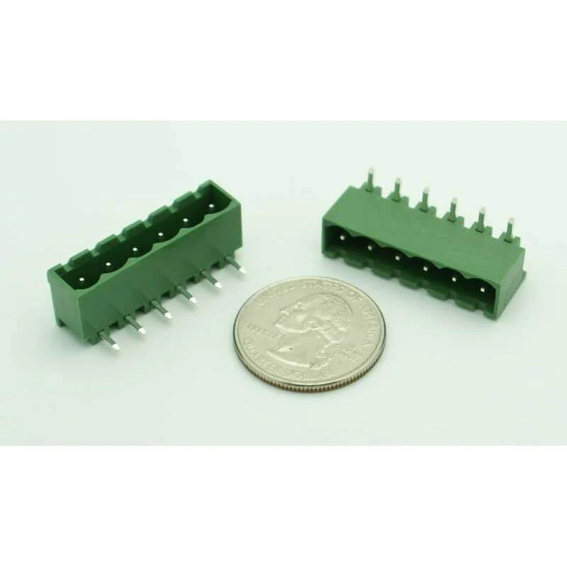 6 Position Phoenix Connector Jack - (PCB Mount) - Image 2