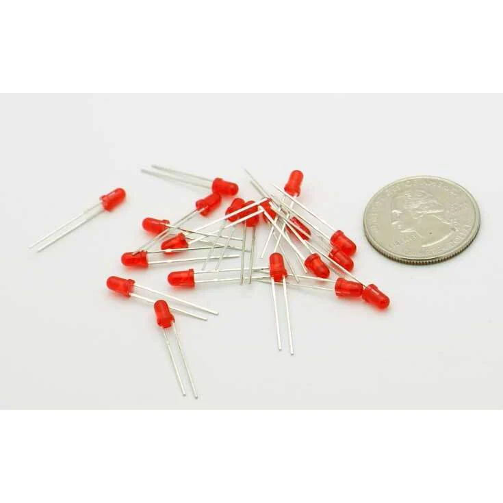 Red 3mm LED 20-Pack