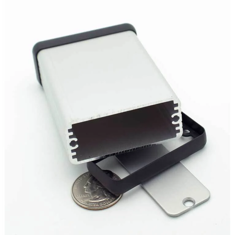 3.15" x 2.13" x .91'' Aluminum Silver Anodized - Image 3