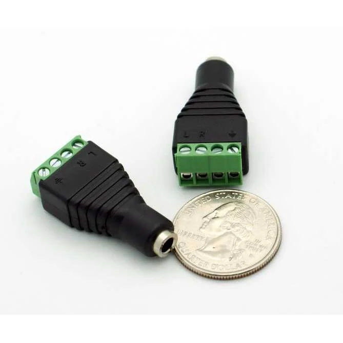3.5mm 4 Conductor Jack - Solderless w/Screw Terminals - Image 2