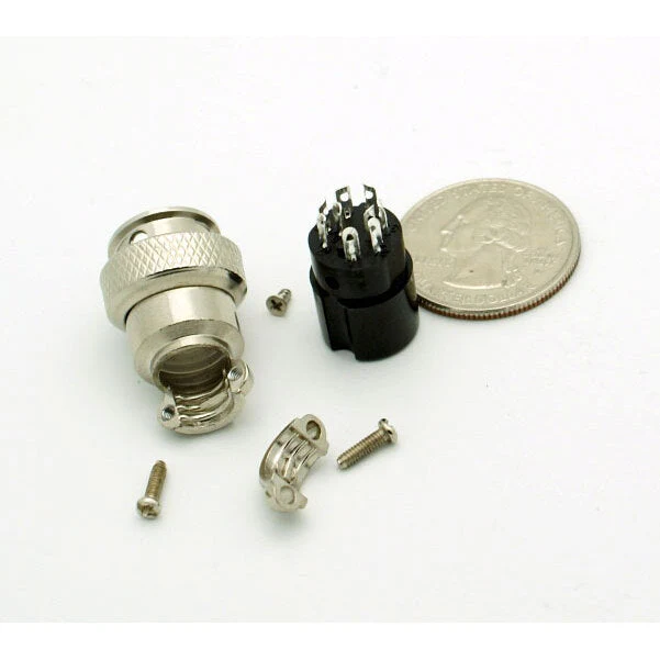 9 Pin Female Inline CB Mic Connector - Image 4