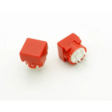 SPST Push Button Momentary Switch w/Keytop OFF - (ON)