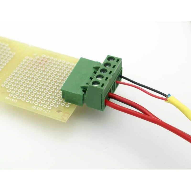 7 Position Mini-Phoenix Connector Jack - (PCB Mount Vertical) - Image 3