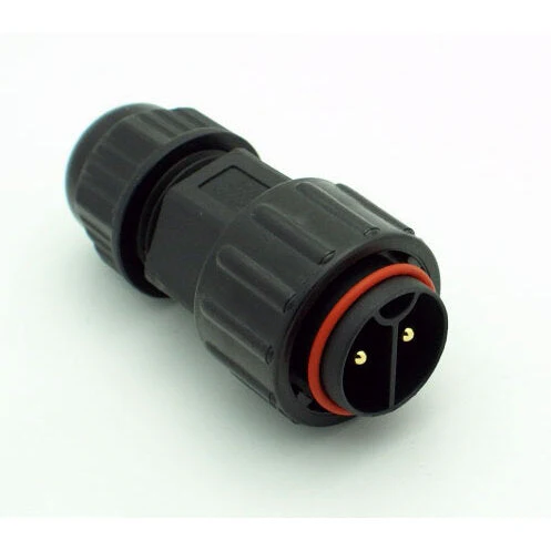 Extra Large Series 2 Pin Male Inline Waterproof Connector - 12-18 AWG
