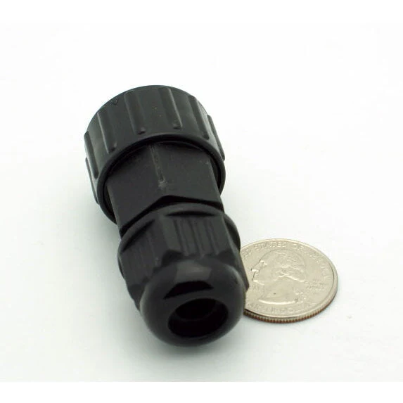 Extra Large Series 9 Pin Male Inline Waterproof Connector - 18 AWG - Image 3
