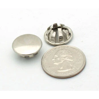 1/2" Metal Button Hole Plug - Image 2
