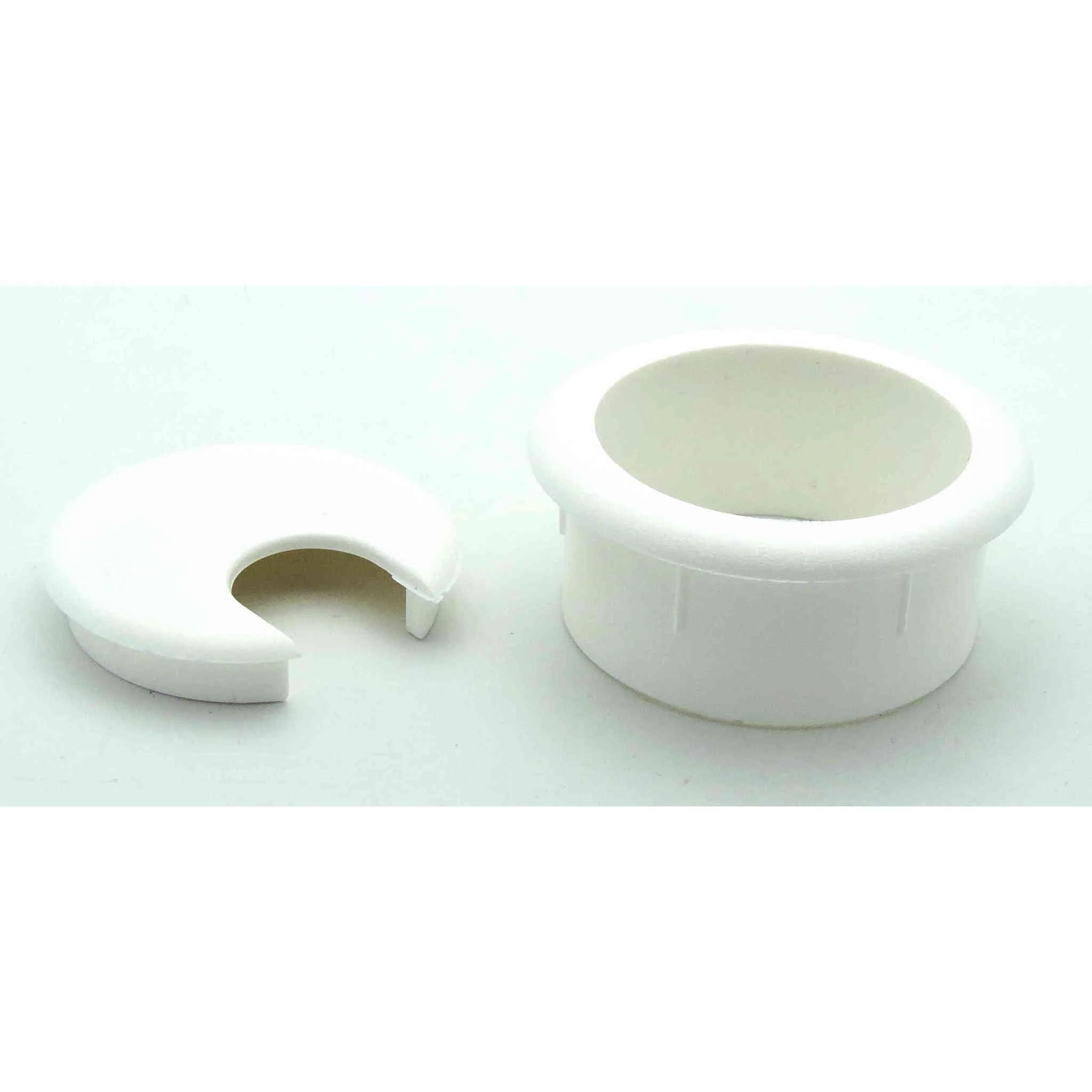 1+3/4" Diameter Desk Grommet - White - Image 2
