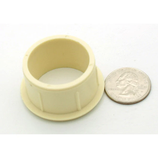 1+1/2" Diameter Desk Grommet - no cap - Almond - Image 3
