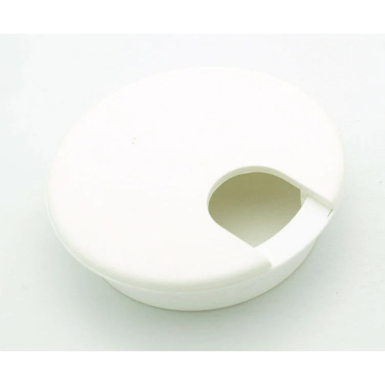 2+1/2" Diameter Desk Grommet - White