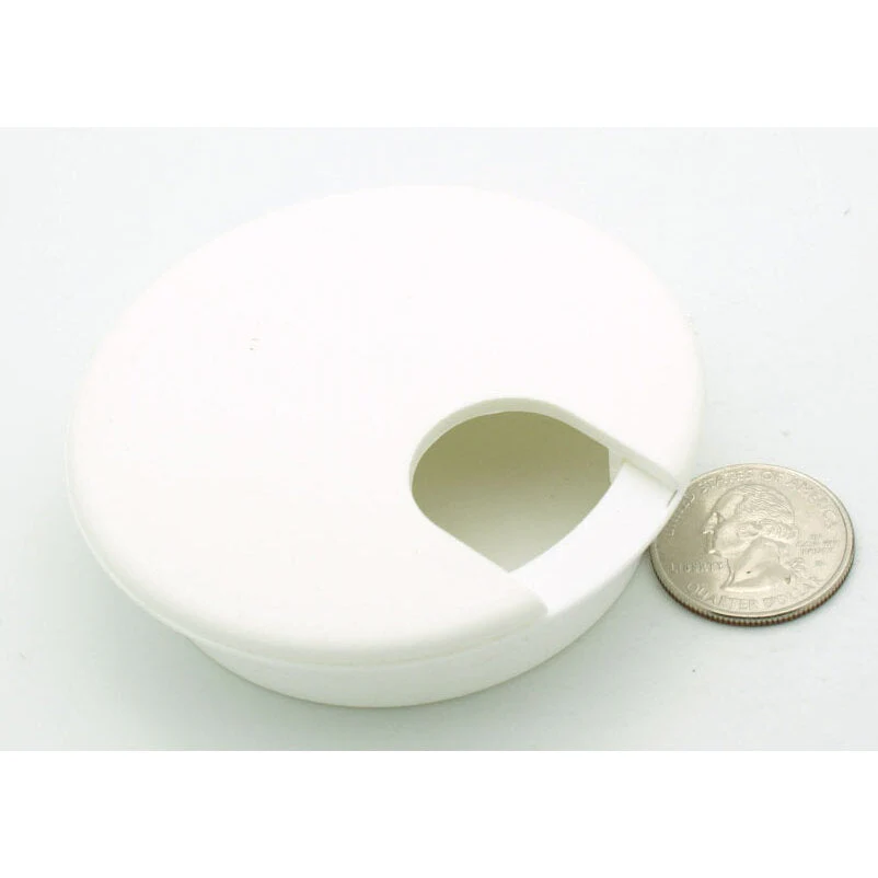 2+1/2" Diameter Desk Grommet - White - Image 2