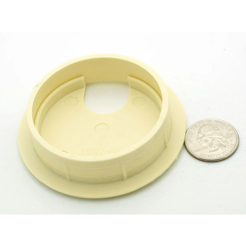2+1/2" Diameter Desk Grommet - Almond - Image 3
