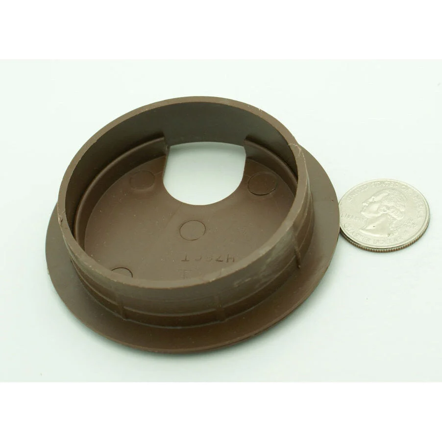 2+1/2" Diameter Desk Grommet - Brown - Image 3