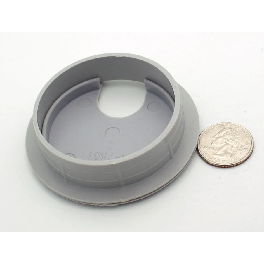 2+1/2" Diameter Desk Grommet - Grey - Image 3