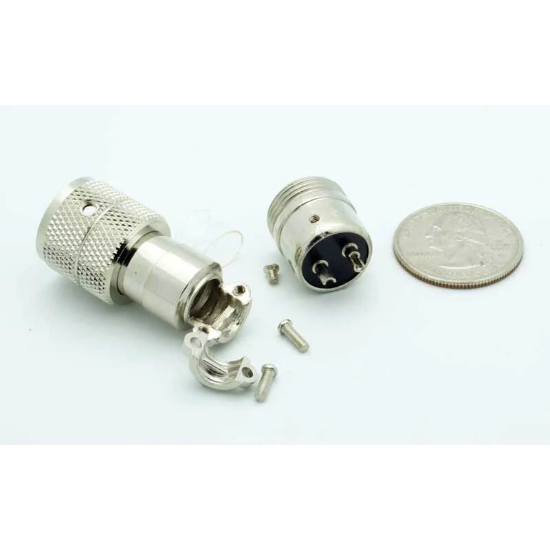 2 Pin Male Inline CB Mic Connector - Image 4