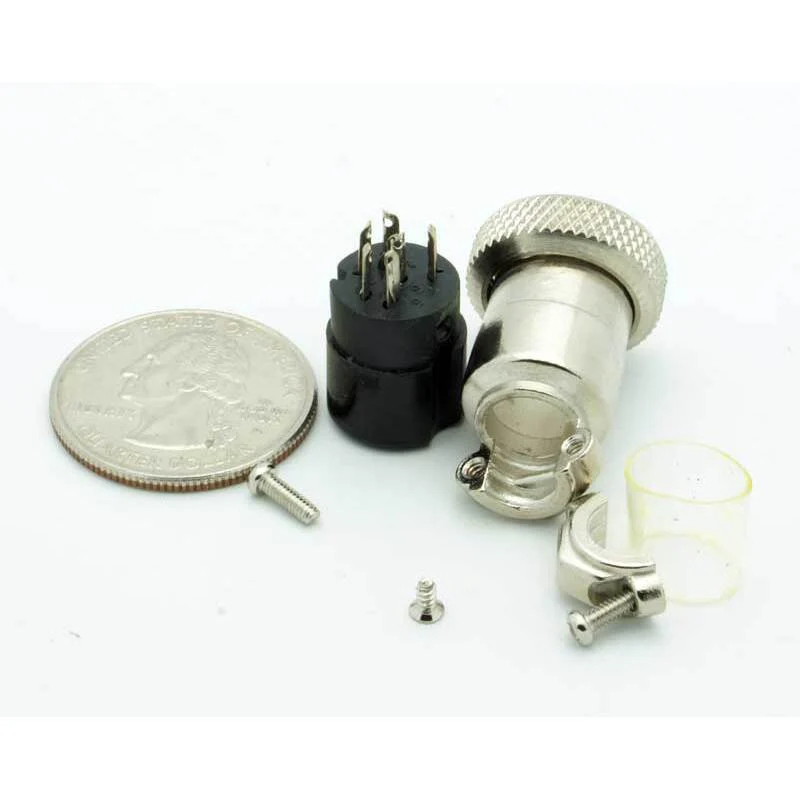 6 Pin Female Inline CB Mic Connector - Image 4