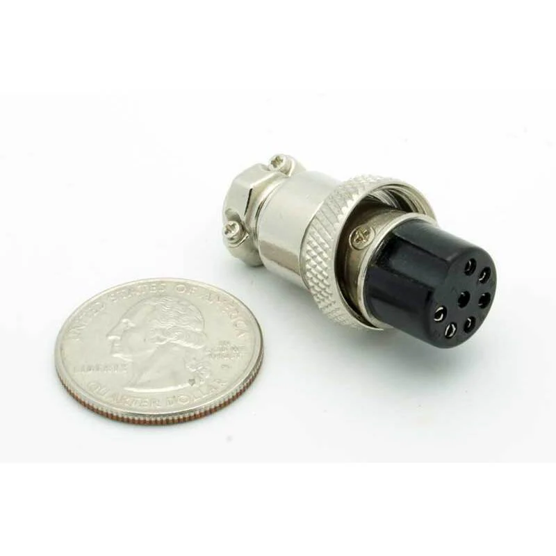 7 Pin Female Inline CB Mic Connector - Image 2
