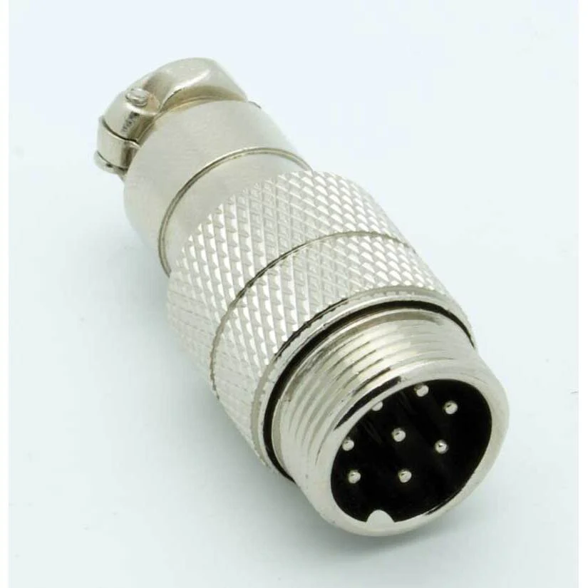 8 Pin Male Inline CB Mic Connector