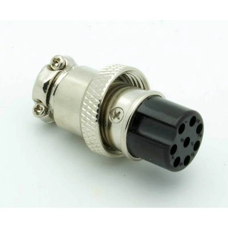 8 Pin Female Inline CB Mic Connector