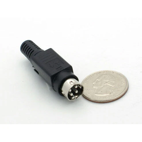 4 Pin Mini-Din Kycon Snap and Lock DC Power Connector - Image 2