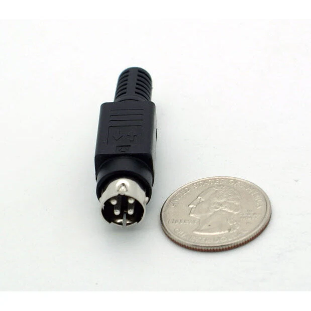 4 Pin Mini-Din Kycon Snap and Lock DC Power Connector - Image 4