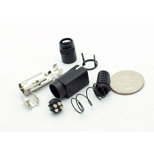4 Pin Mini-Din Kycon Snap and Lock DC Power Connector - Image 5