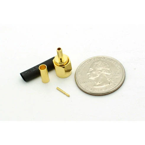 SMA Male 3 Piece Crimp Connector for RG-316 - Image 3