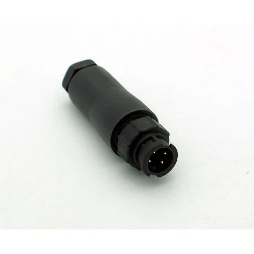 Small Series 4 Pin Male Inline Waterproof Connector - 20-26 AWG