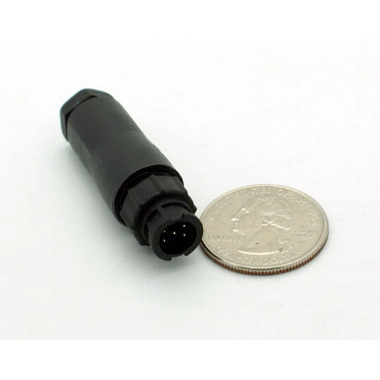 Small Series 5 Pin Male Inline Waterproof Connector - 20-26 AWG - Image 2