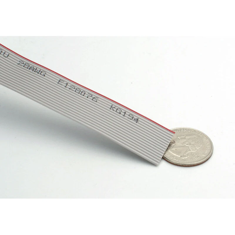 15 Conductor .05" Pitch 28 AWG Ribbon Cable