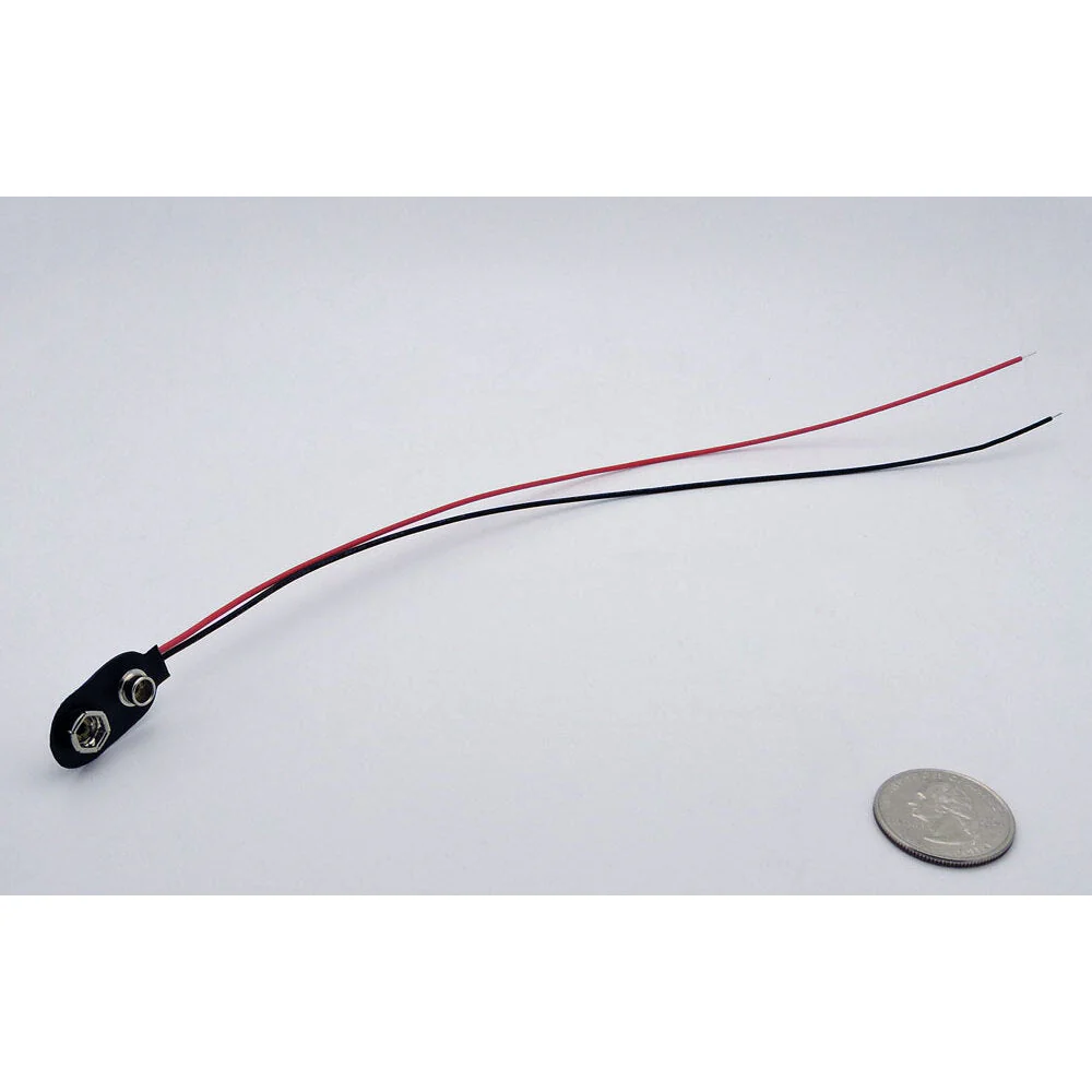 9v Battery Connector - Straight Style - Image 2