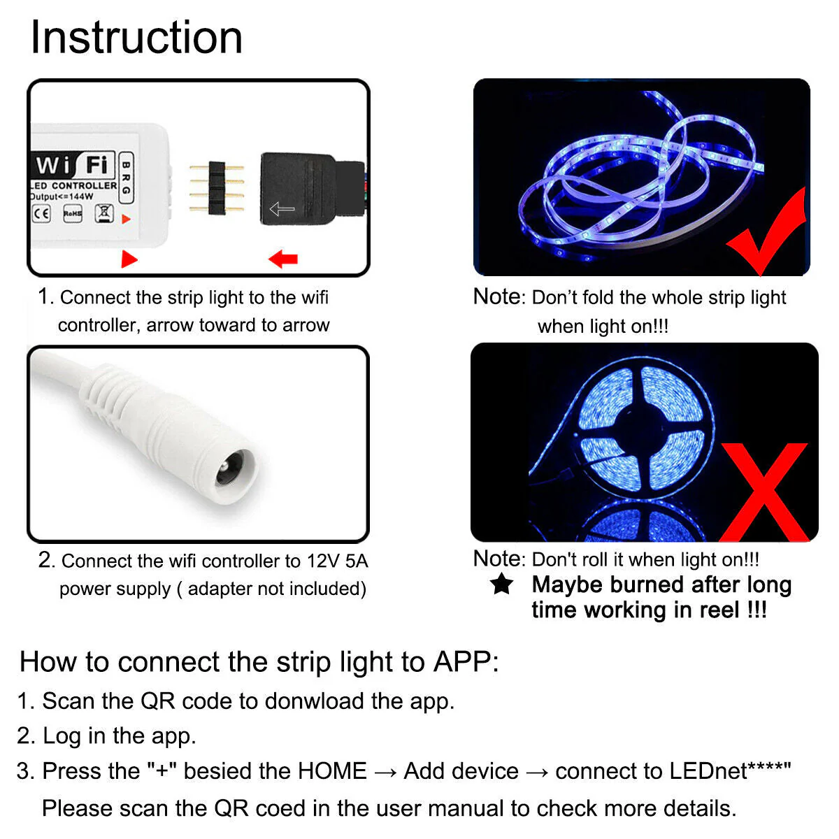 Wifi RGB LED Strip Controller Android or iPhone Smart Home (Alexa or Google Home) - Image 5