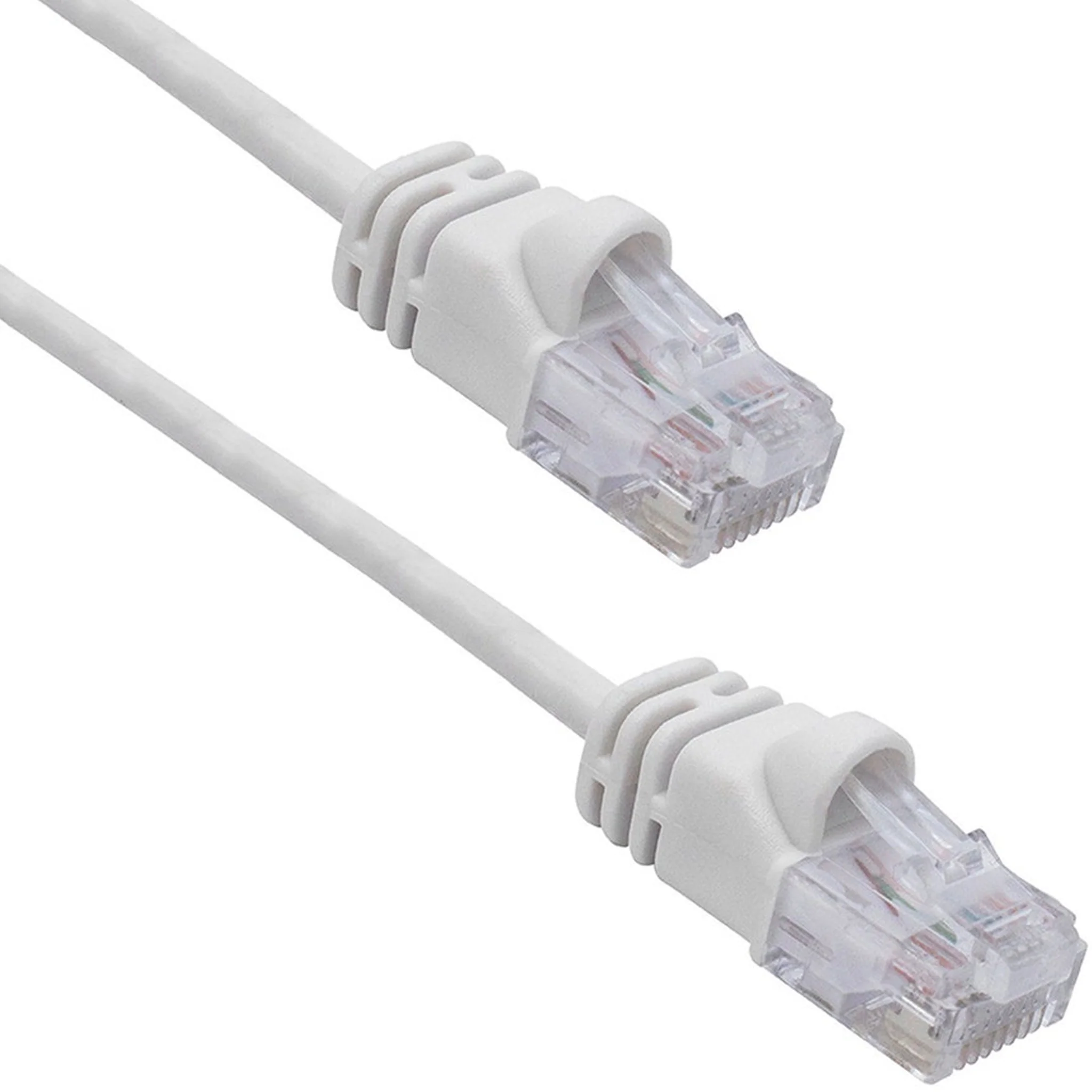 White - Cat 6A - 1ft Thin Ethernet Cable